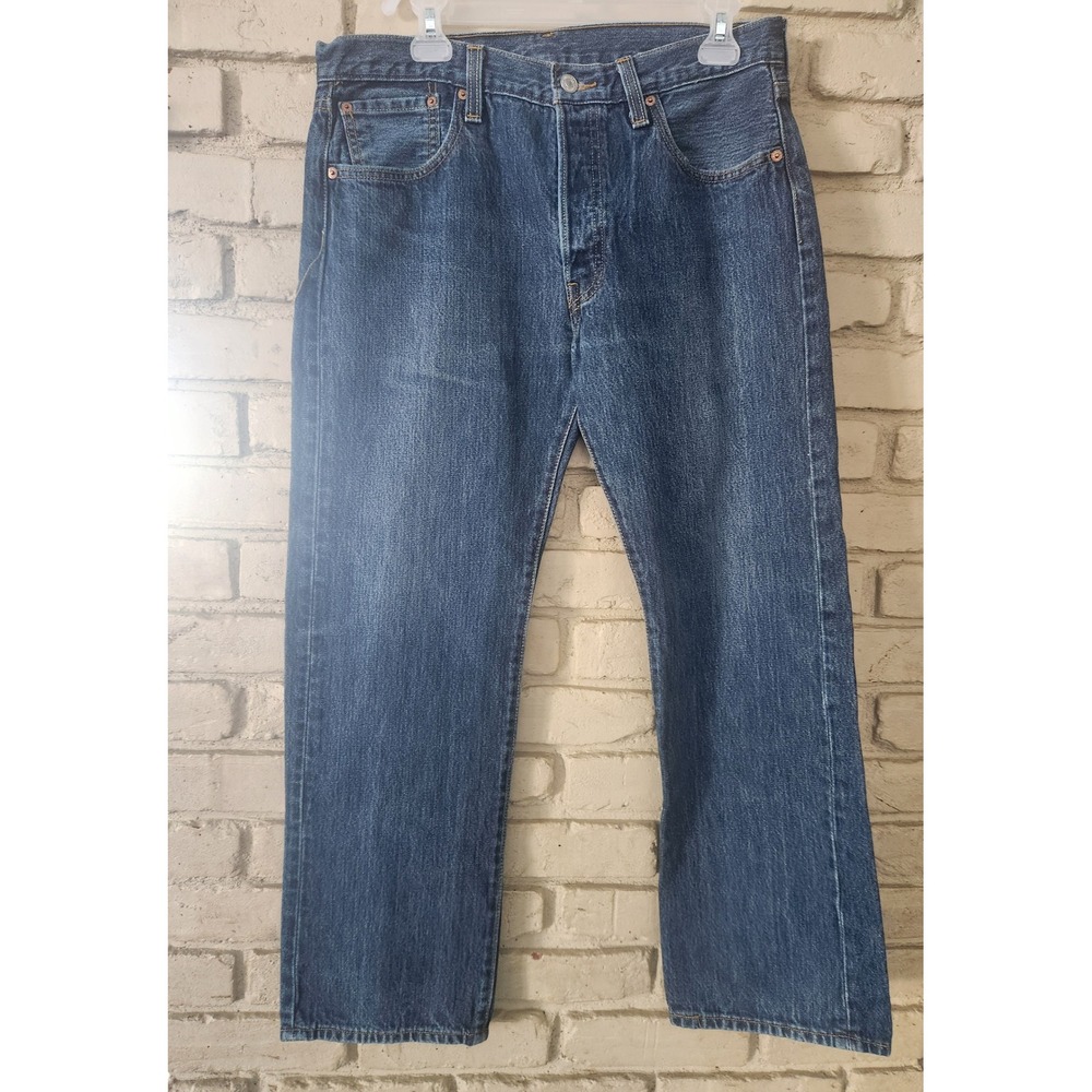 Levis 501 Original Straight Fit Jeans Mens